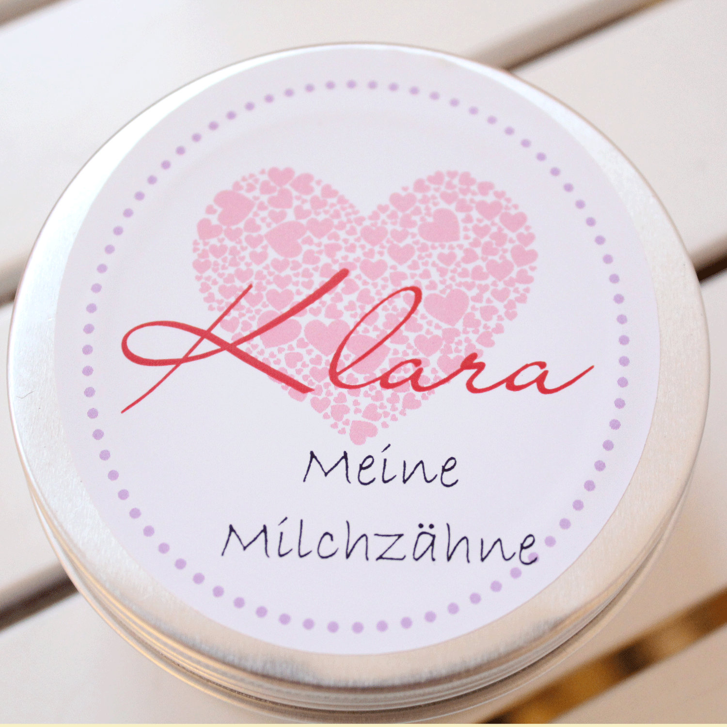 Baby Geschenk Geburt Personalisiert, Milchzahndose Mit Namen, Zahndose Individualisiert Babygeschenk Für Mädchen von Etsy - ZartoBaby