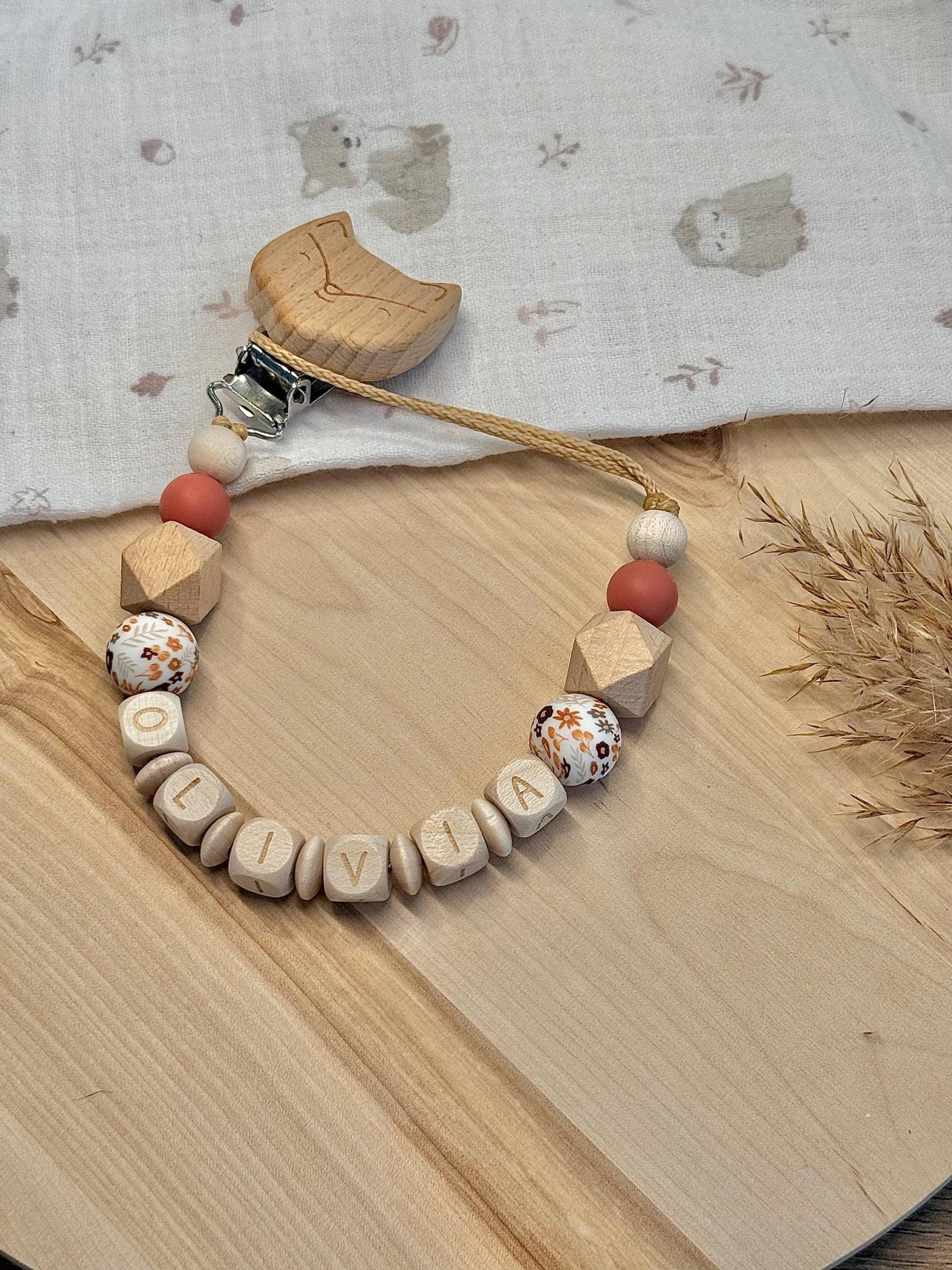 Schnullerkette | Namen Personalisiert| Baby Mädchen Jungen Silikonperlen Geschenk Geburt Taufe Blumen Schmetterlinge |Bunt Schnullerkette | Namen Personalisiert| Baby Mädchen Jungen Silikonperlen Geschenk Geburt Taufe Blumen Schmetterlinge |Bunt von Etsy - ZartuZauberhaft