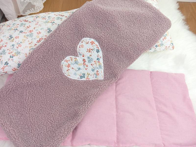 Wärmekissen Dinkel Und Lavendel, Kuscheliger Teddybezug Wechselkissen Aus Musselin Wärmekissen Dinkel Und Lavendel, Kuscheliger Teddybezug Wechselkissen Aus Musselin von Etsy - Zaubelia