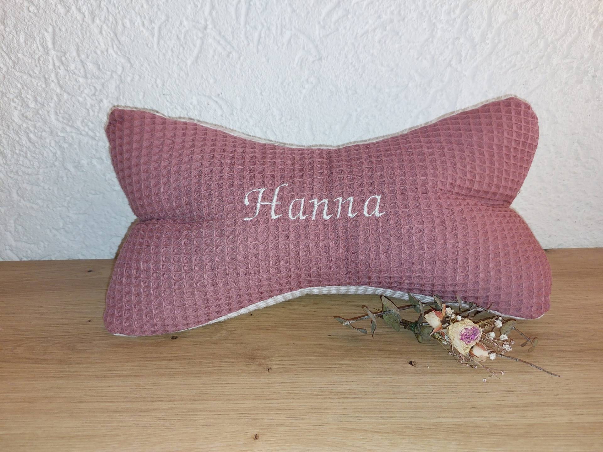 Leseknochen, Nackenkissen, Rehaknochen, Lesekissen Personalisiert Aus Waffelpique, Buchstütze, Geschenk Geburtstag, Kommunion von Etsy - ZauberhaftMitLiebe