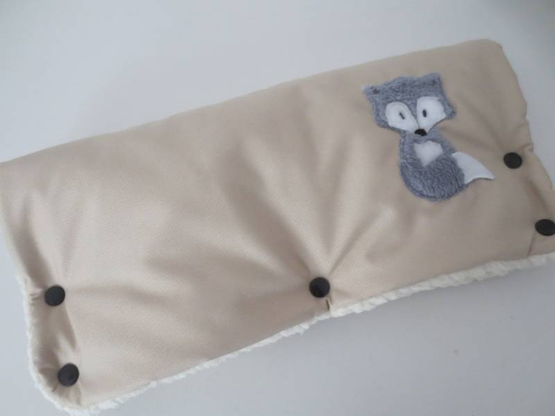 Kinderwagenmuff Wasserabweisend Handwärmer Muff Beige "Fuchs" Kinderwagenmuff Wasserabweisend Handwärmer Muff Beige "Fuchs" von Etsy - ZauberwerkemitHerz