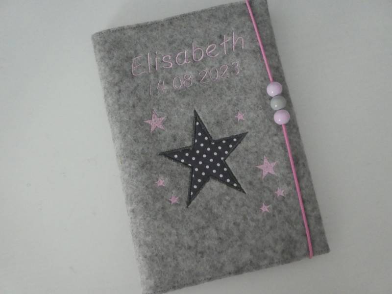 U Heft Hülle Aus Wollfilz Mit Impfpassfach "stern" von Etsy - ZauberwerkemitHerz