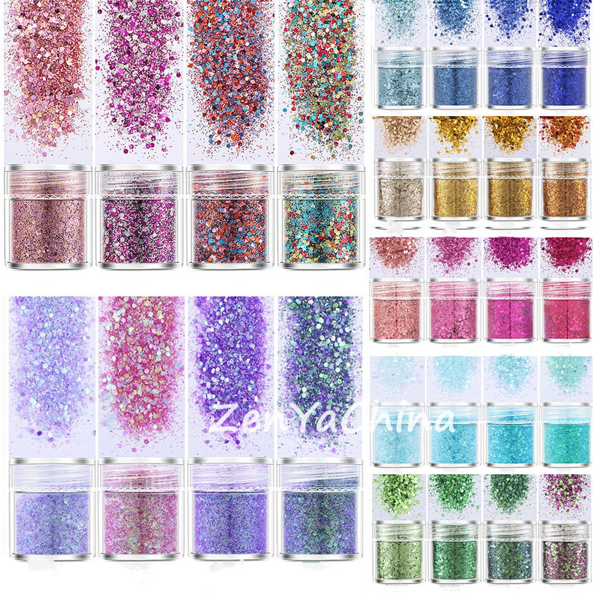 4stk Farbe Superfein Glitzer Puder 1mm Pailletten Mix For Nail Art Diy Uv Epoxidharz Silikonform Gießharz Füllmaterial 4stk Farbe Superfein Glitzer Puder 1mm Pailletten Mix For Nail Art Diy Uv Epoxidharz Silikonform Gießharz Füllmaterial von Etsy - ZenYaChina