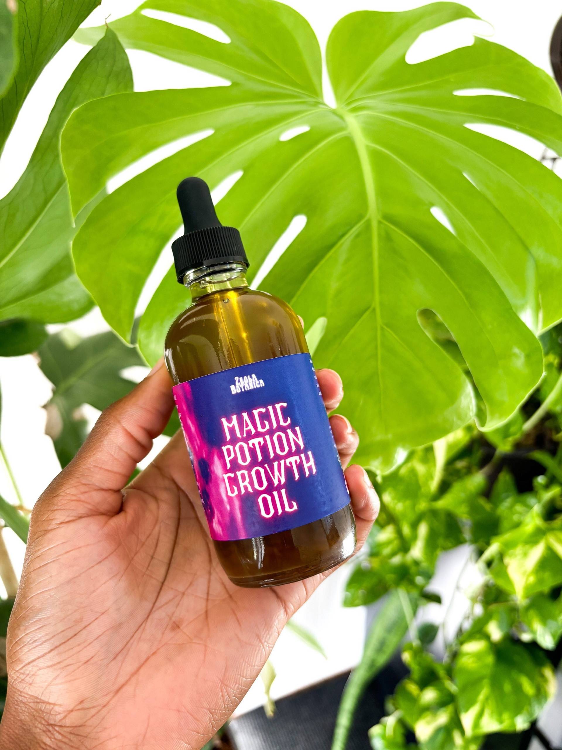 Magic Potion Haar-Wachstum-Öl | Bockshornkleeöl, Niemöl, Brennnesselöl, Rosmarinhaaröl, Almaöl, Aloe Vera, Msm, Bhringrajöl, Morginaöl von Etsy - ZeolaBotanica
