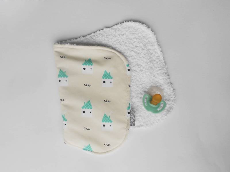 Babete De Ombro Anti Nódoa | Fralda Absorvente Impermeável Babinha Reversível Fralda Casas Alcofa Bebé Resguardo von Etsy - Zezling