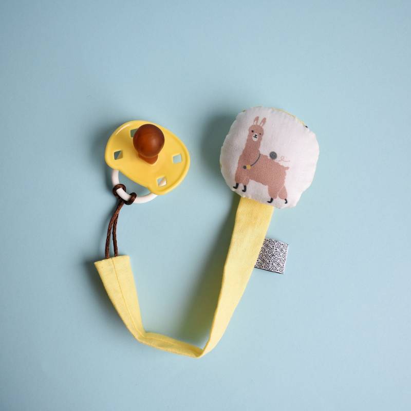 Passend Für Chucha Lama | Zupeta Fita Para Segurar A Chupeta Corrente Clip Wunderschöner Stoff Mit Alpaka von Etsy - Zezling