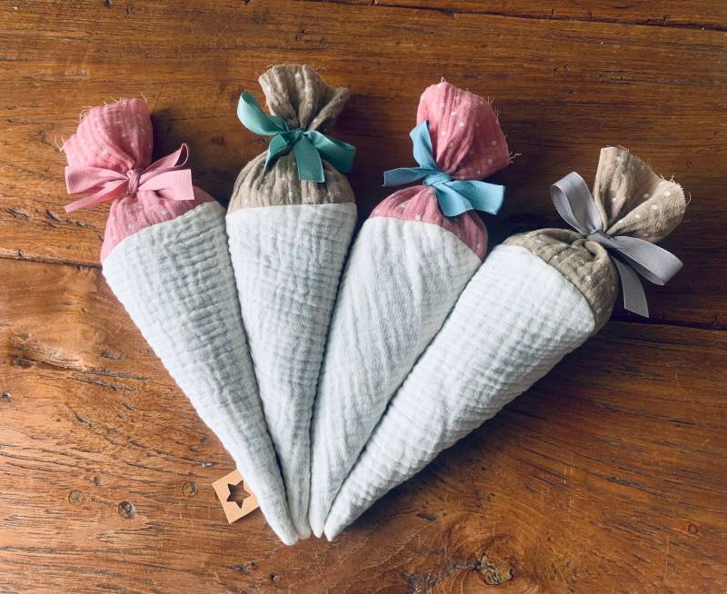 Schultüte Klein - Kräuter(WellnessDuftkissen Aus Musselin Zur Schuleinführung von Etsy - ZimtZuckerKreativ