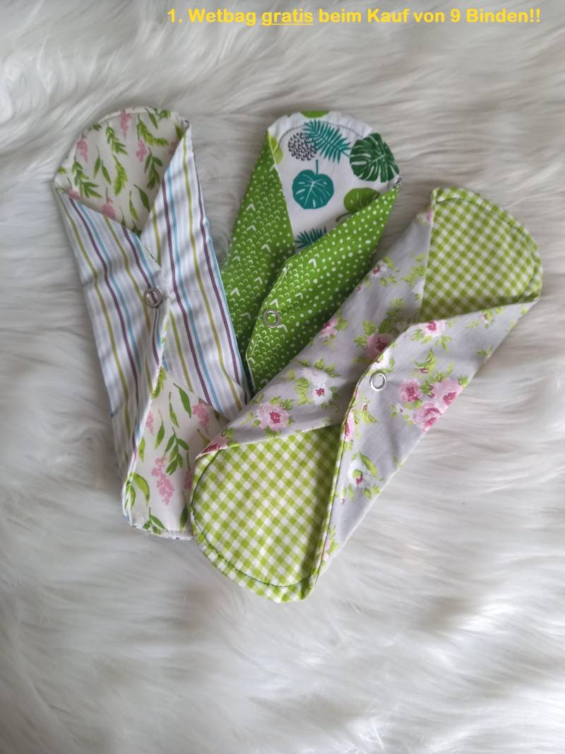 Binden Waschbar, Upcycling Aus Reststoffen, Mit Oder Ohne Pu, Wetbag Gratis von Etsy - ZippisNaehatelier