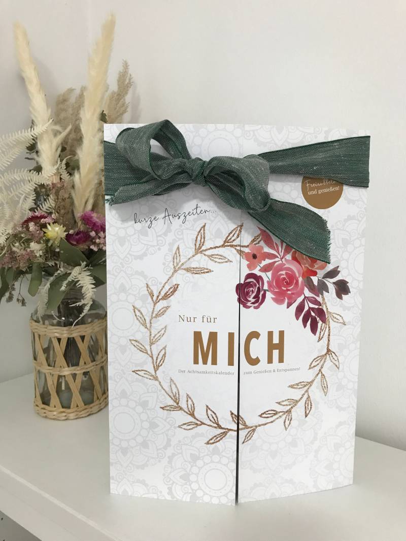 Rubbelkalender Achtsamkeit Kleine Auszeit "Nur Für Mich" von Etsy - Zirbenzauber