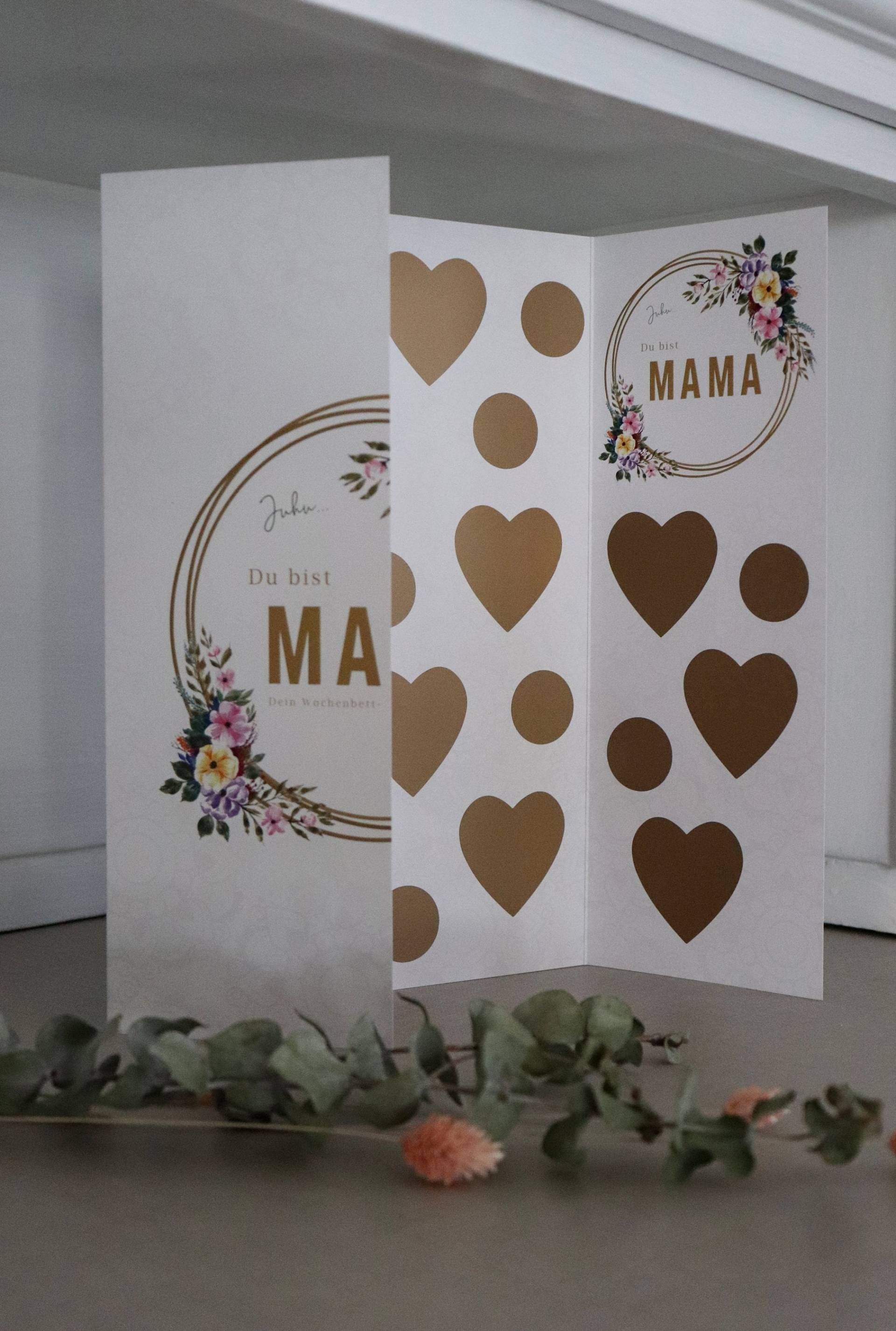 Rubbelkalender Mama // Geburt Wochenbett von Etsy - Zirbenzauber
