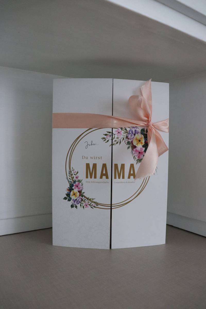Rubbelkalender Schwangerschaft // Werdende Mama Countdown Zur Geburt von Etsy - Zirbenzauber