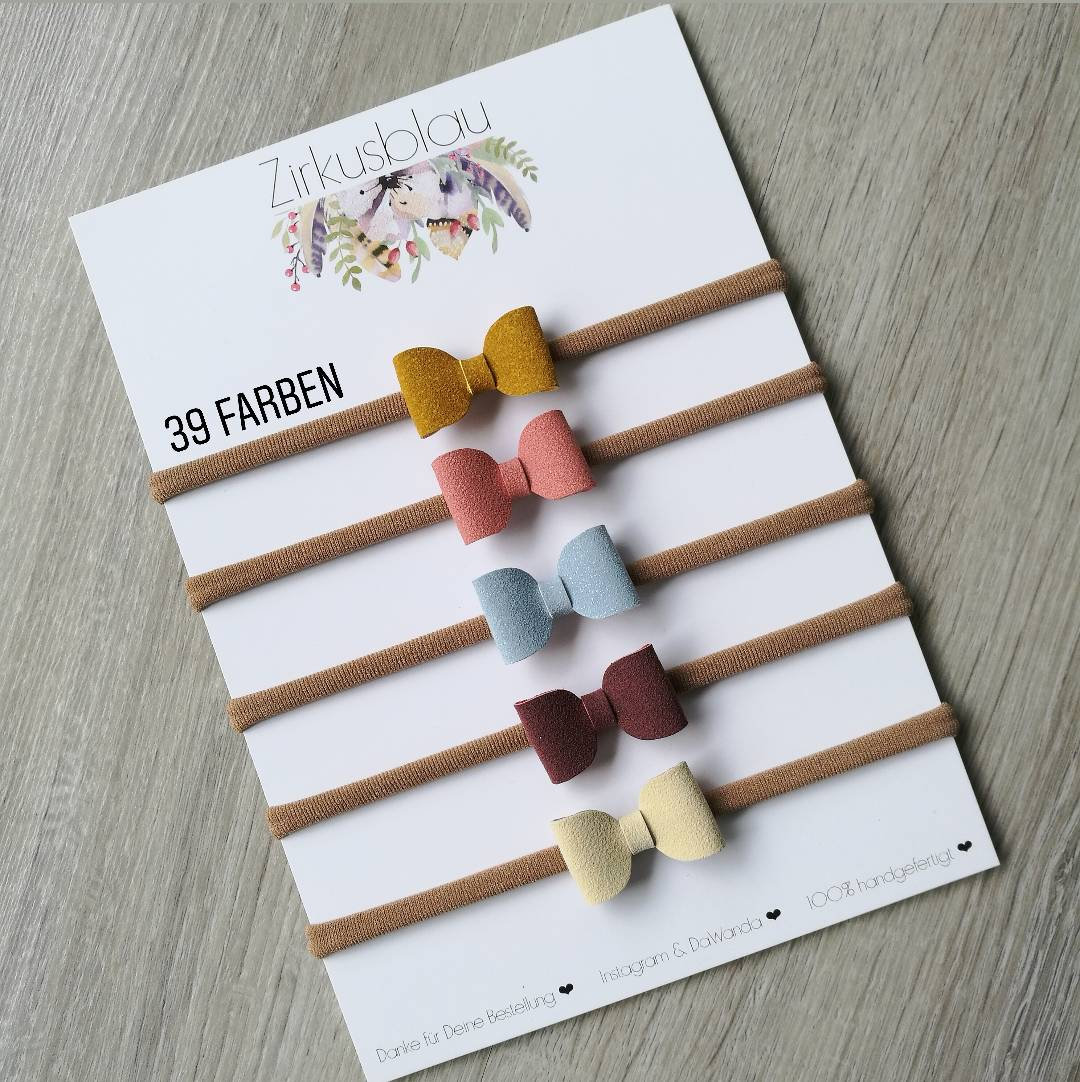 Haarband 39 Farben Mit Kleiner Schleife Haarband 39 Farben Mit Kleiner Schleife von Etsy - Zirkusblau