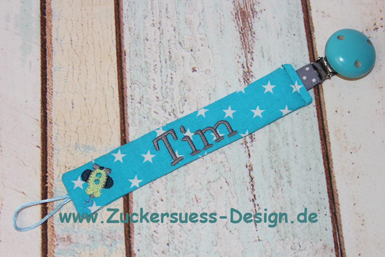 Kreiere Dein Schnullerband Mit Namen von Etsy - ZuckersuessDesign