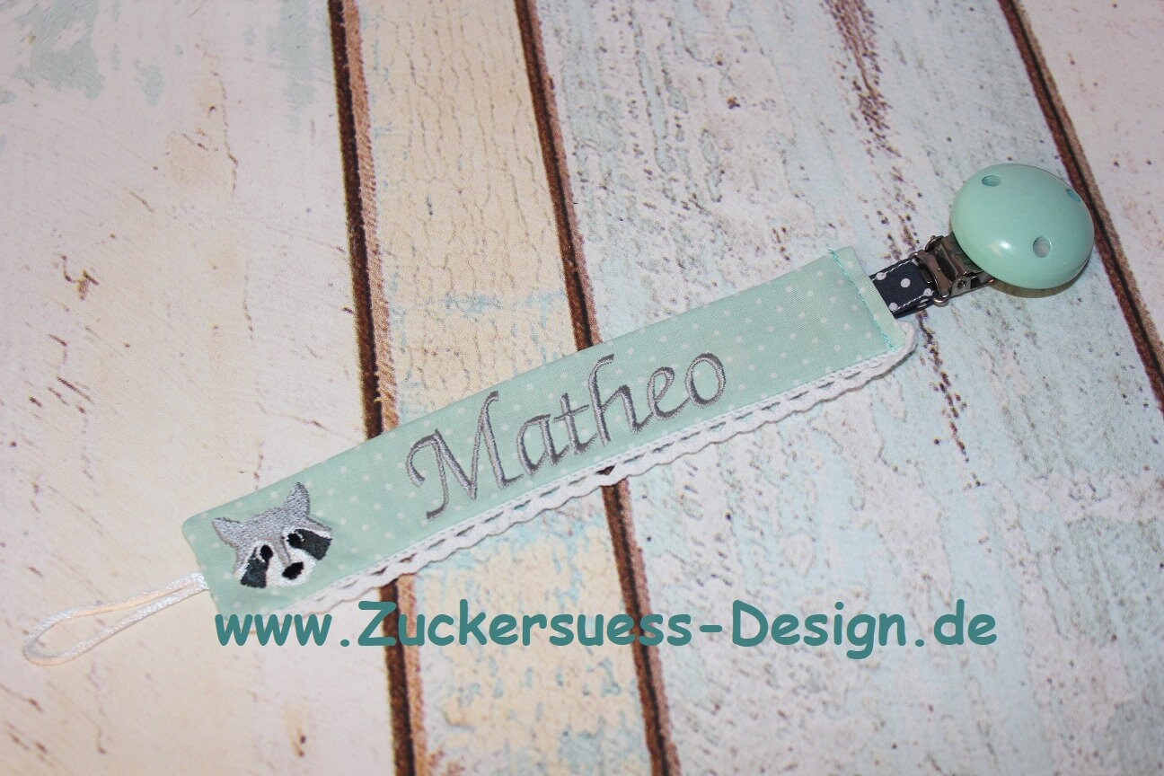Kreiere Dein Schnullerband Mit Namen Kreiere Dein Schnullerband Mit Namen von Etsy - ZuckersuessDesign