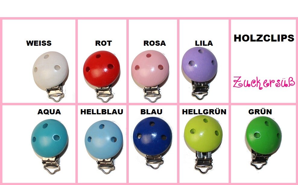 Kreiere Dein Schnullerband Mit Namen von Etsy - ZuckersuessDesign