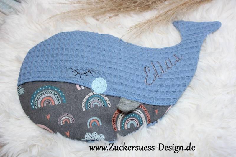 Kreiere Dein Wärmekissen " Kleiner Wal von Etsy - ZuckersuessDesign