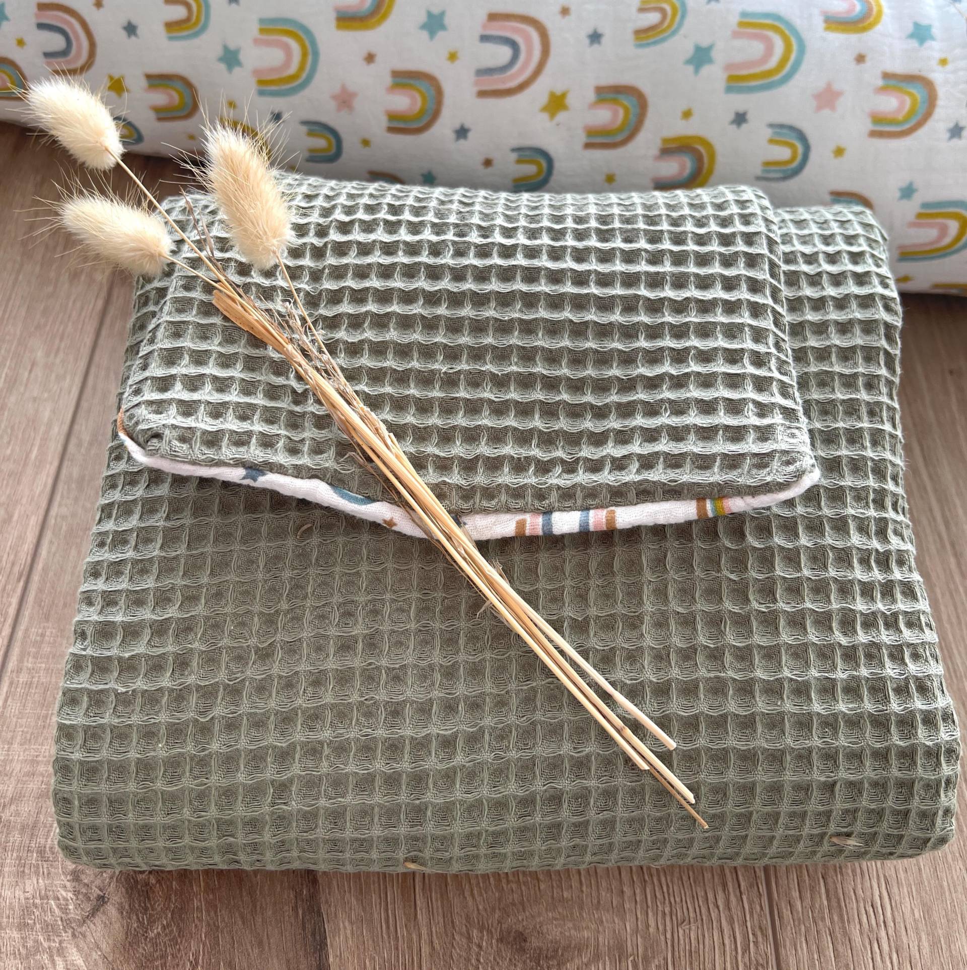 Wickelunterlage Für Unterwegs Regenbogen/Kaki Wickelunterlage Für Unterwegs Regenbogen/Kaki von Etsy - ZuckersuesseIdeen