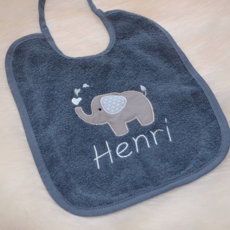 Lätzchen Mit Namen + Elefant von Etsy - ZwergenWunschland