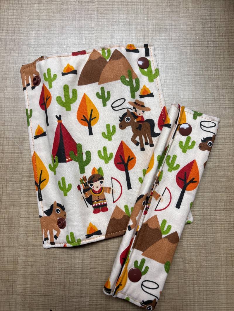Gurtpolster „Cowboy „ von Etsy - Zwillingsgarn