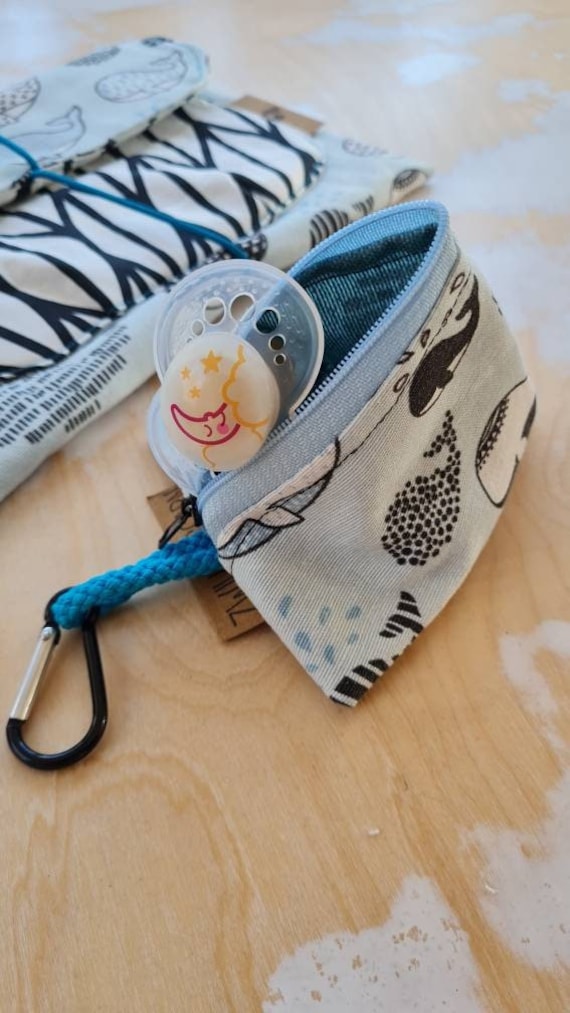 Wal , Meerestiere , Schnullertasche, Baby, Nuckel, Tasche, Anhänger von Etsy - Zwillingsgarn