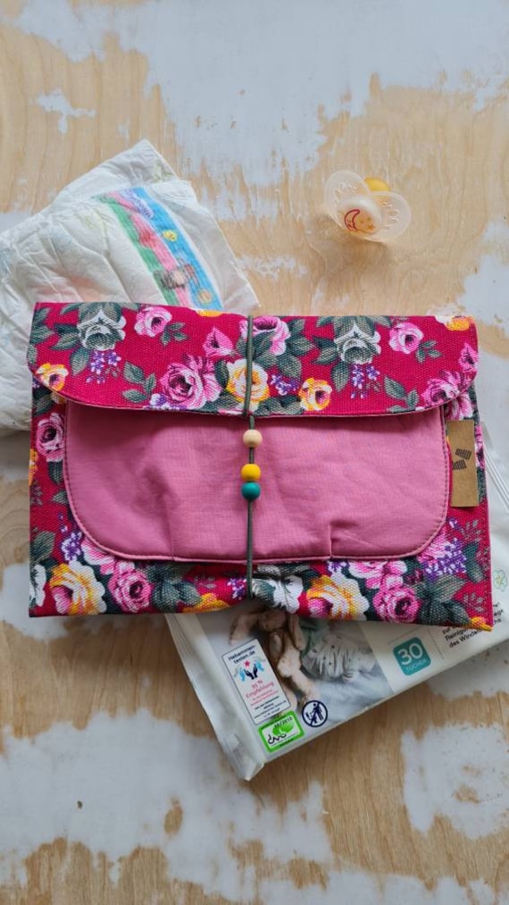 Wickeltasche , , Rosenliebe'' Wickeltasche , , Rosenliebe'' von Etsy - Zwillingsgarn