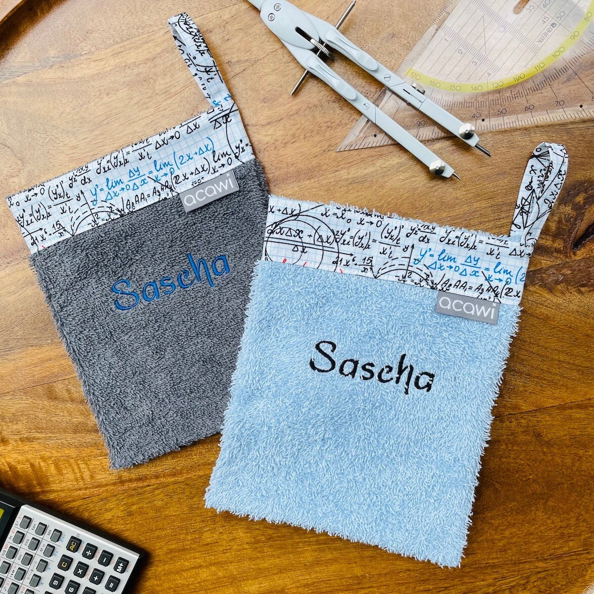 Waschhandschuh Mathematik, Personalisierbar Mit Eingesticktem Namen, Aus Weichem Frottee Waschhandschuh Mathematik, Personalisierbar Mit Eingesticktem Namen, Aus Weichem Frottee von Etsy - acawi