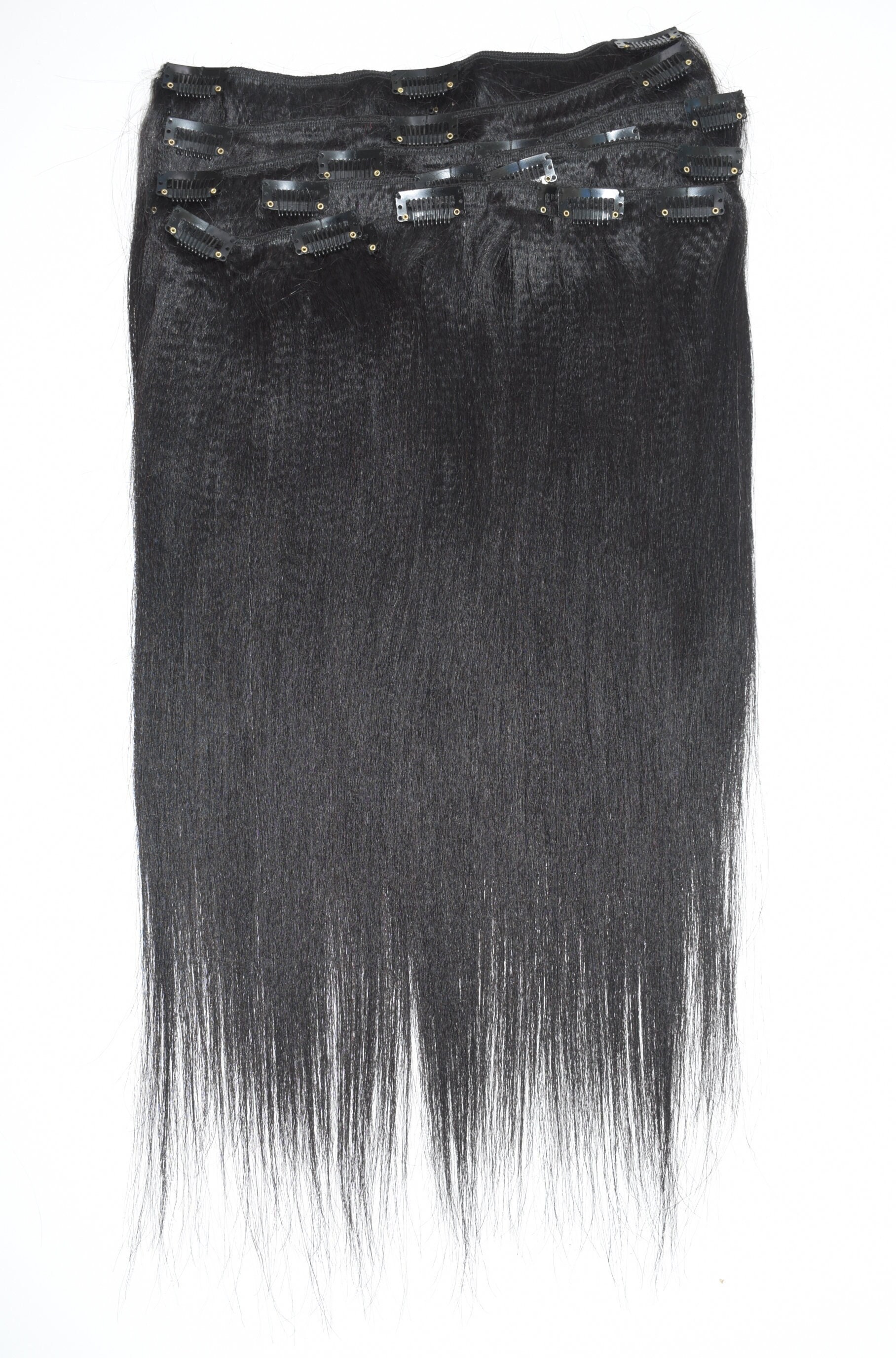 Afro Straight Clip-In Haarverlängerung Afro Straight Clip-In Haarverlängerung von Etsy - afrohairbar