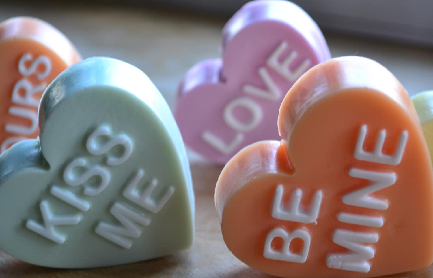 Valentine Seife - Konversationsherzen Vegan Geschenk Set Valentinstag Candy Soap Neuheit Duschgeschenk Sweetheart Liebe von Etsy - ajsweetsoap