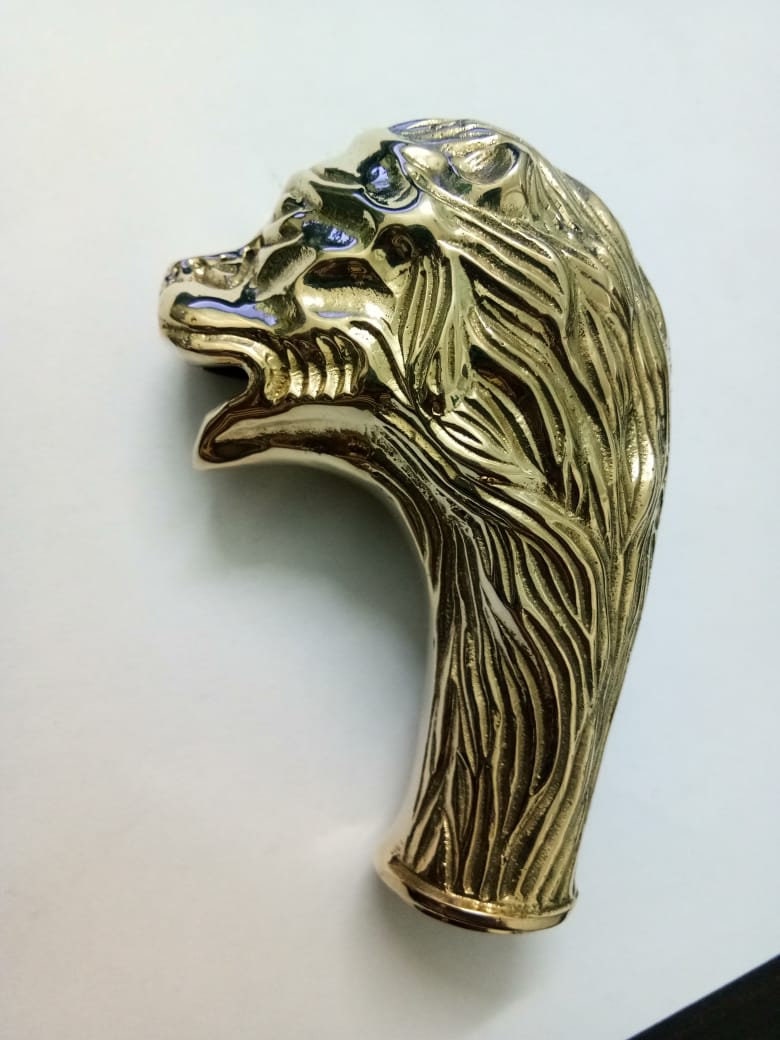 Massiver Messing Griff Für Gehstock Mit Löwengesicht von Etsy - ancestorantiques