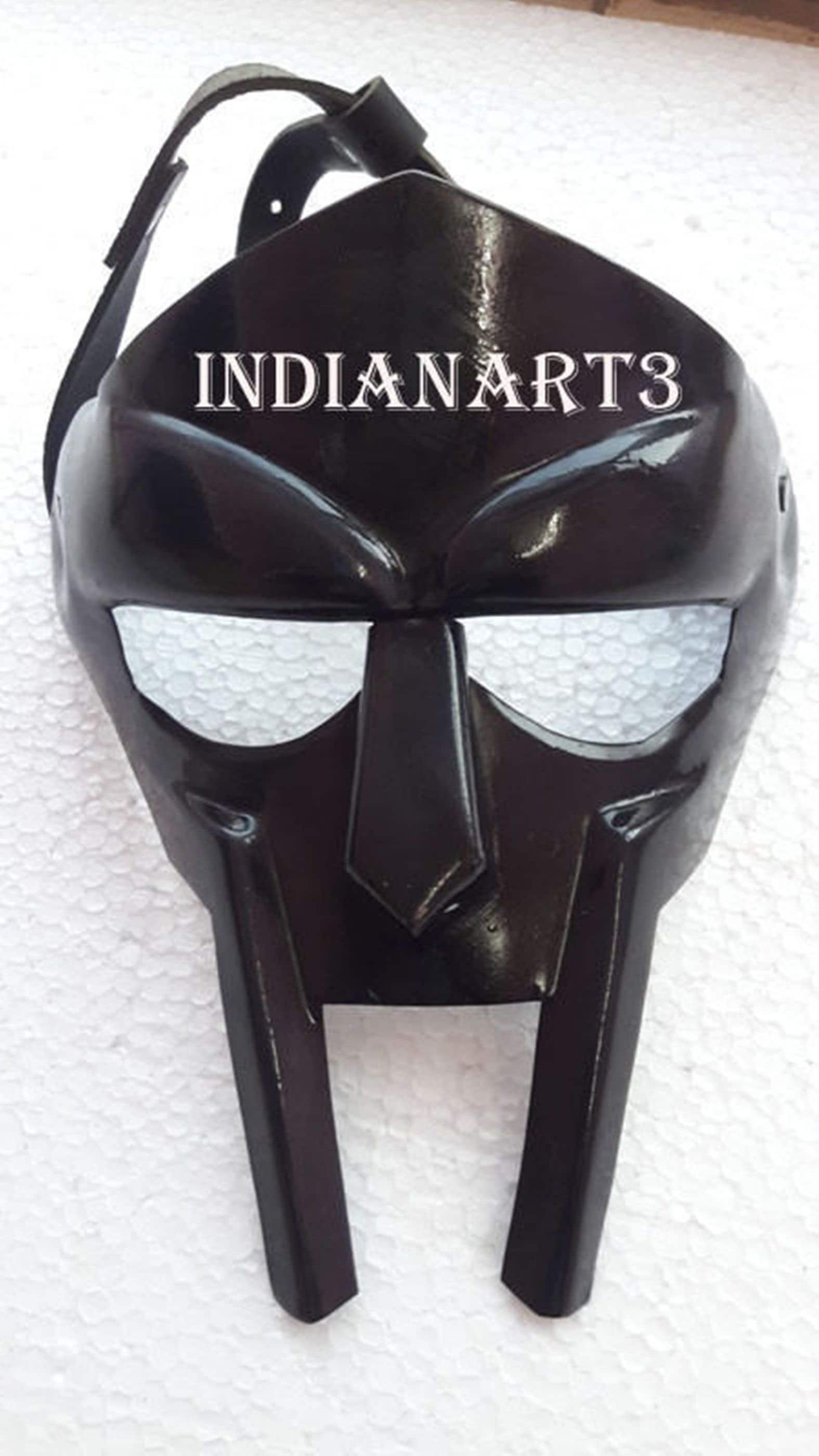 stahl Gladiator Gesichtsmaske Helm Roman Arm Schwarz Finish Geschenkartikel stahl Gladiator Gesichtsmaske Helm Roman Arm Schwarz Finish Geschenkartikel von Etsy - ancestorantiques