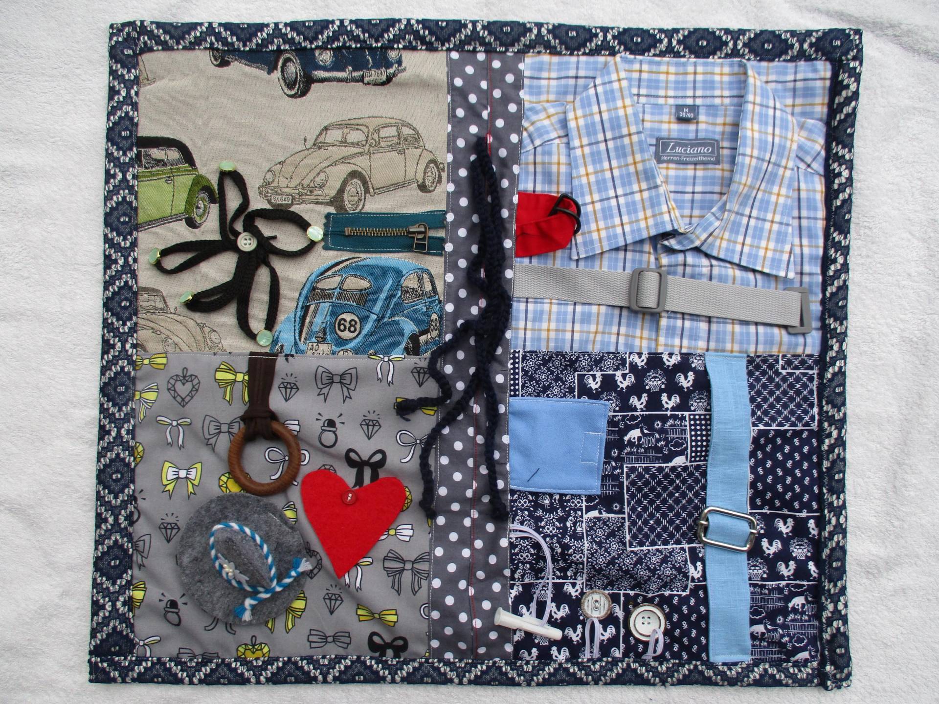 Nesteldecke Fühldecke Geschenk Für Demenzkranke Alzheimer Patienten Selbst Genäht Neu Käfer Mann Nesteldecke Fühldecke Geschenk Für Demenzkranke Alzheimer Patienten Selbst Genäht Neu Käfer Mann von Etsy - annaeva64