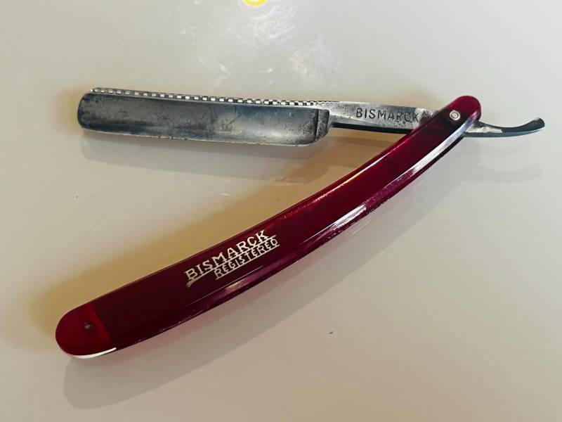 Antikes Rasiermesser Solingen, Registered Bismarck, Antique Razor, Straight von Etsy - HeinrichAntique