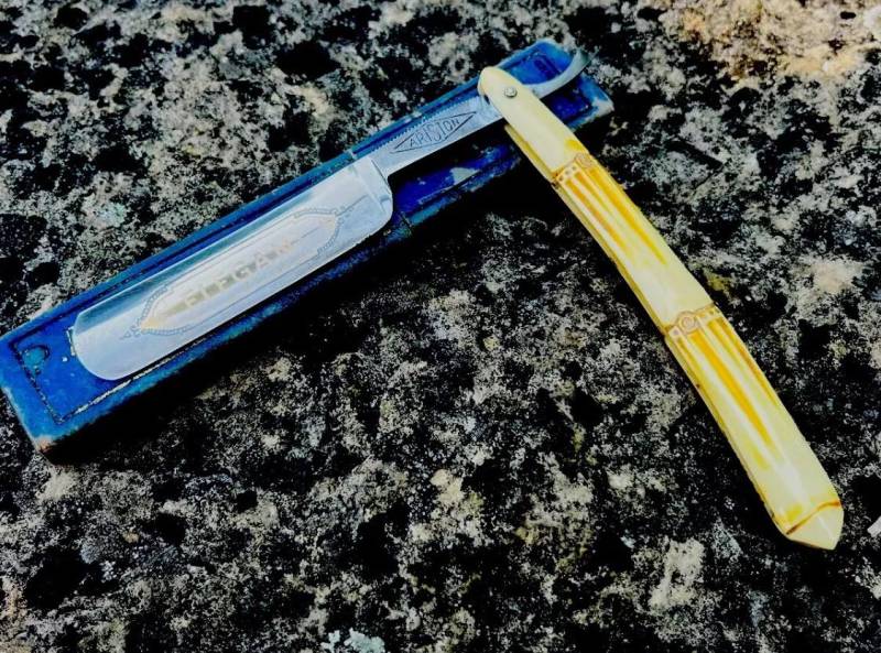 Antikes Rasiermesser , Rasoir Ariston Elegant Solingen Antique Razor, Straight von Etsy - HeinrichAntique