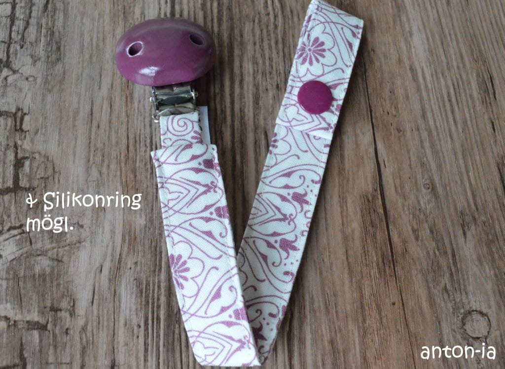 Abverkauf Schnullerband Aus Baumwollstoff, Mit Holzclip Pink von Etsy - antoniaMonika