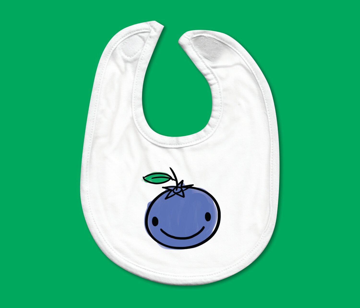 Baby Lätzchen - Niedliche Blaubeere Grafik von Etsy - applejaxink