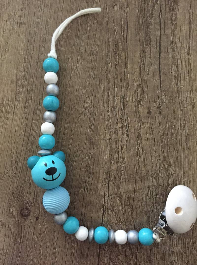 Schnullerkette Kleiner Brummbär von Etsy - aprilhedgehogbbylove