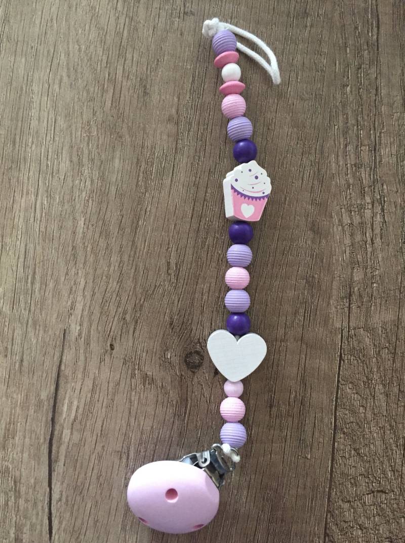 Schnullerkette Muffin von Etsy - aprilhedgehogbbylove