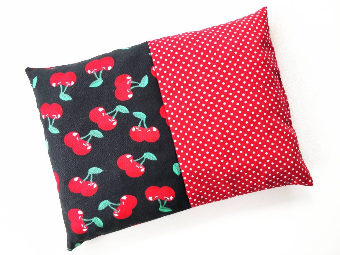 Kirschkernkissen, Wärmekissen, Punkte, Kirschen Kirschkernkissen, Wärmekissen, Punkte, Kirschen von Etsy - atelierIZMA