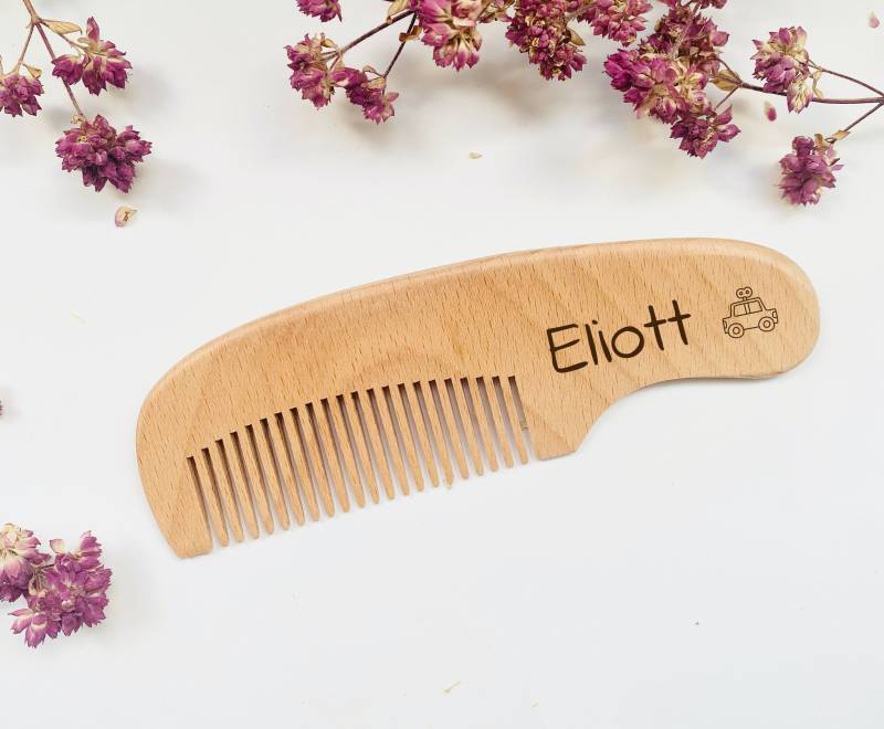 Anpassbarer Kinderkamm/Baby Junge Mädchen Geschenk Geburt, Taufe, Geburtstagsgeschenk Anpassbares Holzgeschenk von Etsy - atelierpetitscitrons