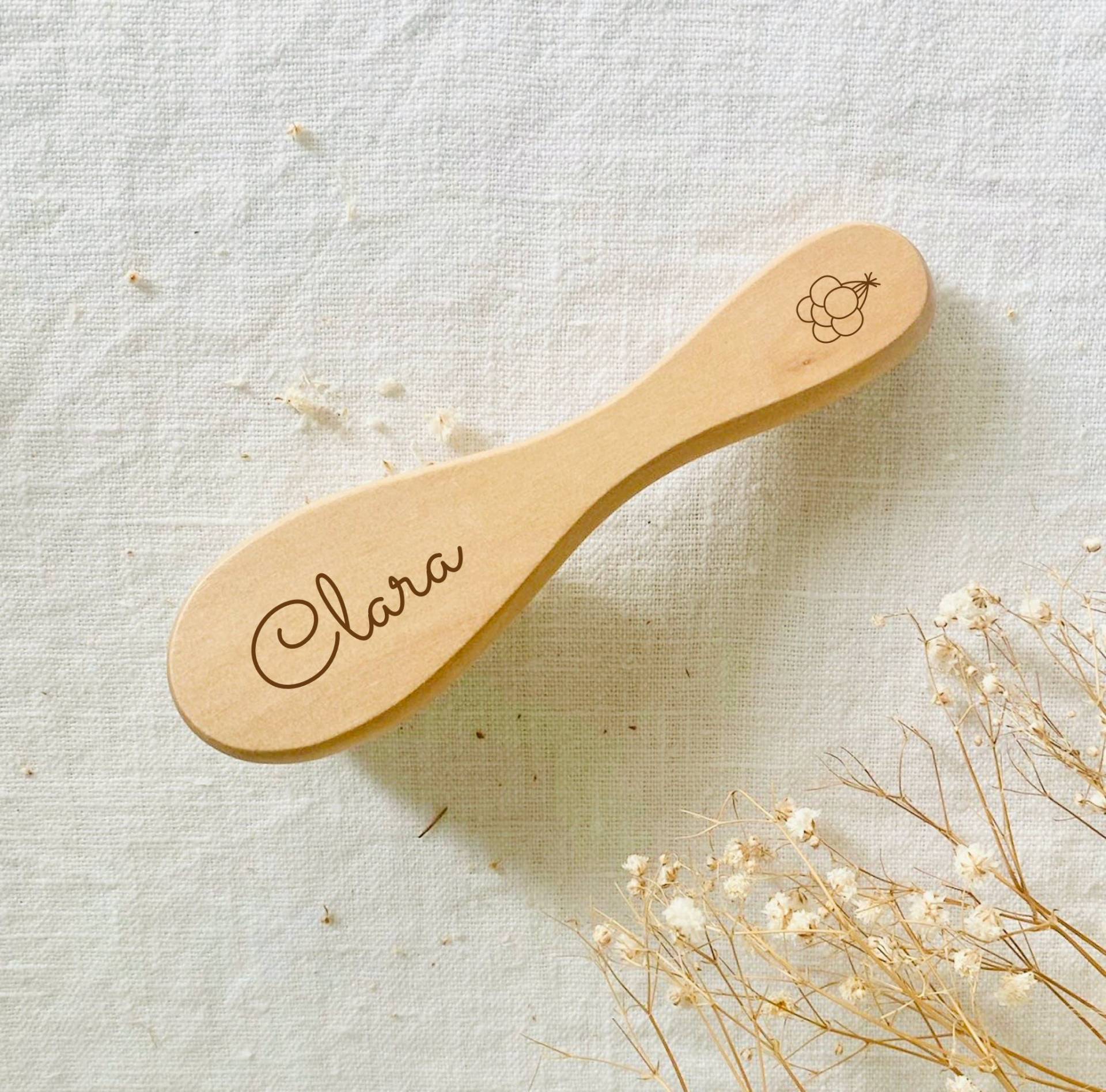 Personalisierte Kinderhaarbürste/Personalisiertes Geburts-, Taufe-, Geburtstagsgeschenk Für Mädchen Und Jungen Babyausstattung von Etsy - atelierpetitscitrons