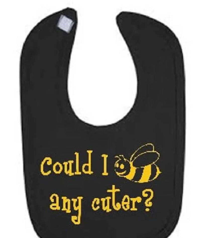 Bumble Bee Lätzchen Könnte Ich Bee Irgendwie Niedlicher Sein? Baumwolle Säuglings-Kleidung Kleidung von Etsy - baby1zmaker4u