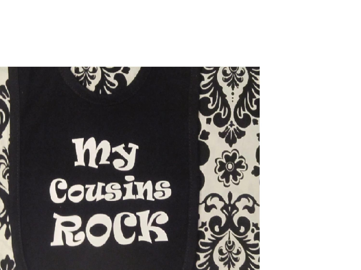 Cousins Baby Lätzchen I Love My Rock - Geschenk Für Die Frau von Etsy - baby1zmaker4u