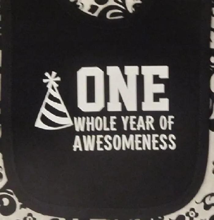 Erster Geburtstag Baby Lätzchen Andenken Alter 1 Ein Jahr Alt Party Kleidung von Etsy - baby1zmaker4u