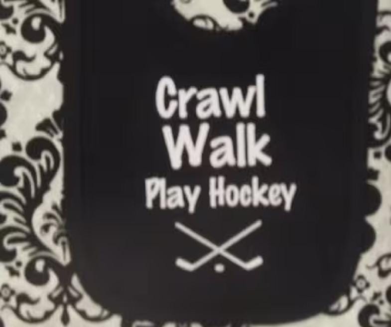 Hockey Lätzchen Zukünftiger Sportler, Junge Mädchen Kleidung Dusche Geschenk von Etsy - baby1zmaker4u