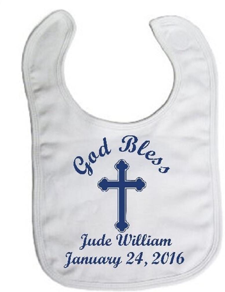 Personalisierte Tauf Lätzchen Gott Segne Individuelle Taufkleidung Kleidung Geschenk von Etsy - baby1zmaker4u