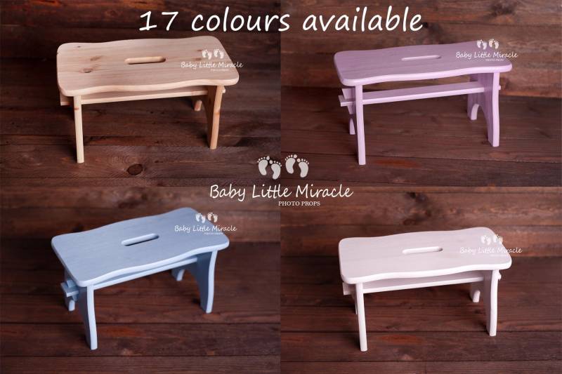 Holzhocker, 18 Farben, Babyhocker, Sitzhocker, Babyzimmerhocker, Kleinkinder Kinderfotograf, Babyfotografie, Kinderzimmer von Etsy - babylittlemiracle