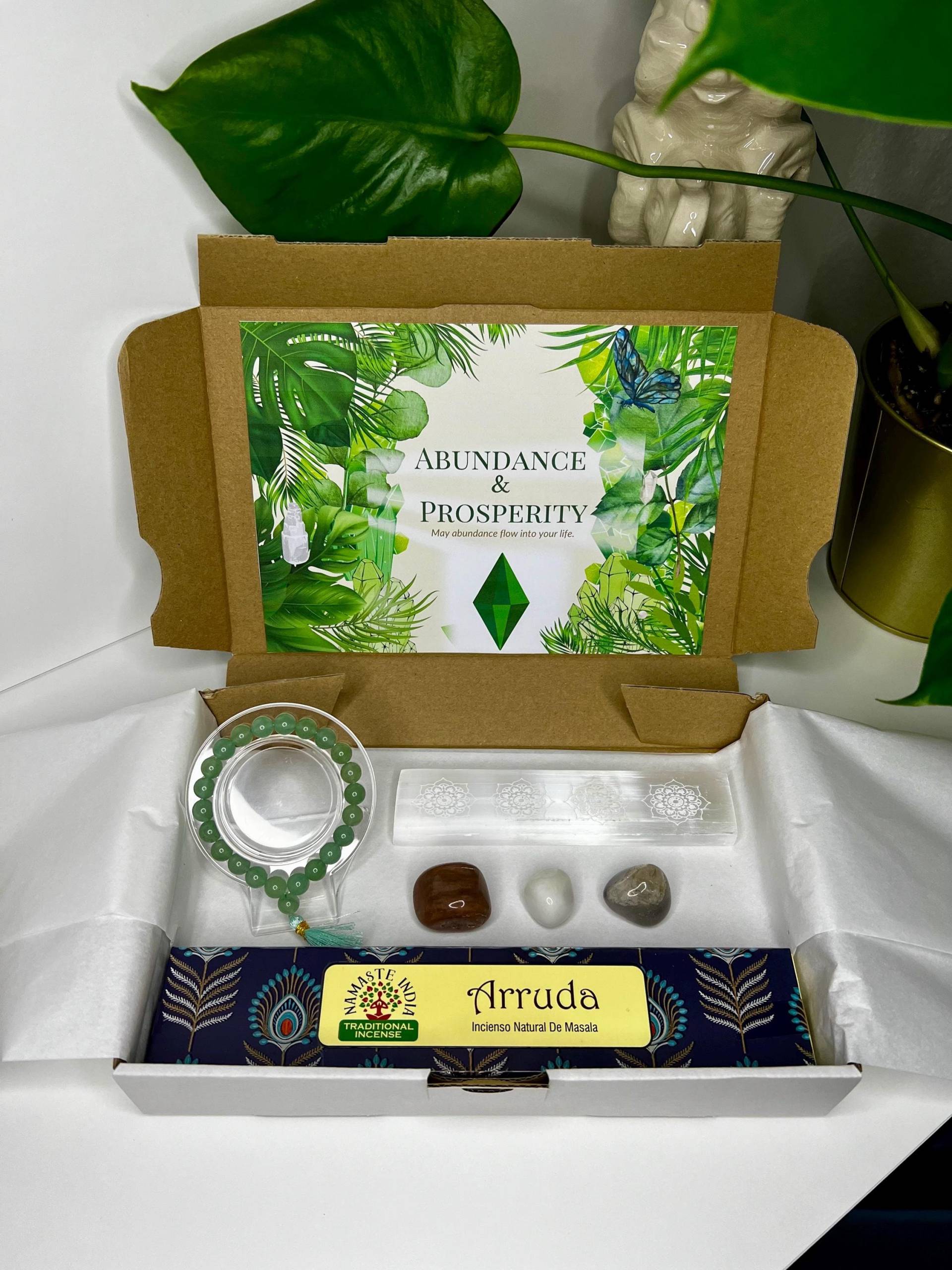 Fülle - Und Wohlstands-Set | Spirituelle Geschenkbox Mit Kristallen, Affirmationskarten & Manifestationswerkzeugen Erfolgsgeschenk Fülle - Und Wohlstands-Set | Spirituelle Geschenkbox Mit Kristallen, Affirmationskarten & Manifestationswerkzeugen Erfolgsgeschenk von Etsy - balticspells