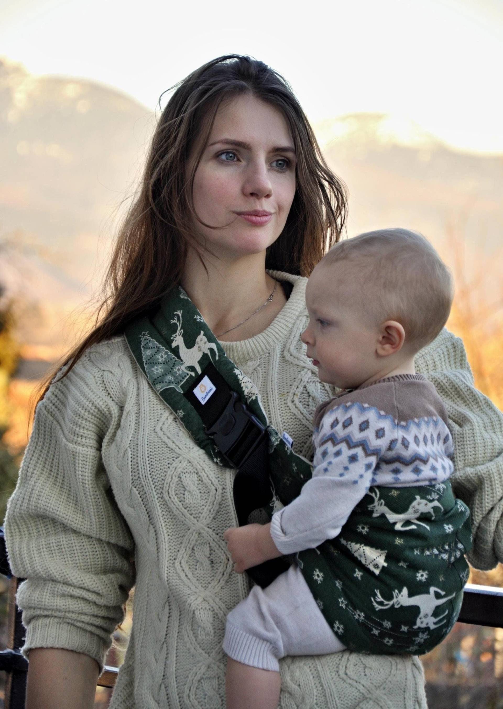 Weihnachtstragetuch Kleinkind Hüfttrage, Hochwertige Tragetechnik, Stilvolle Babytrage, Einschulter Trageweise, Winter Sicherheitsschließe Weihnachtstragetuch Kleinkind Hüfttrage, Hochwertige Tragetechnik, Stilvolle Babytrage, Einschulter Trageweise, Winter Sicherheitsschließe von Etsy - bambearicarriers