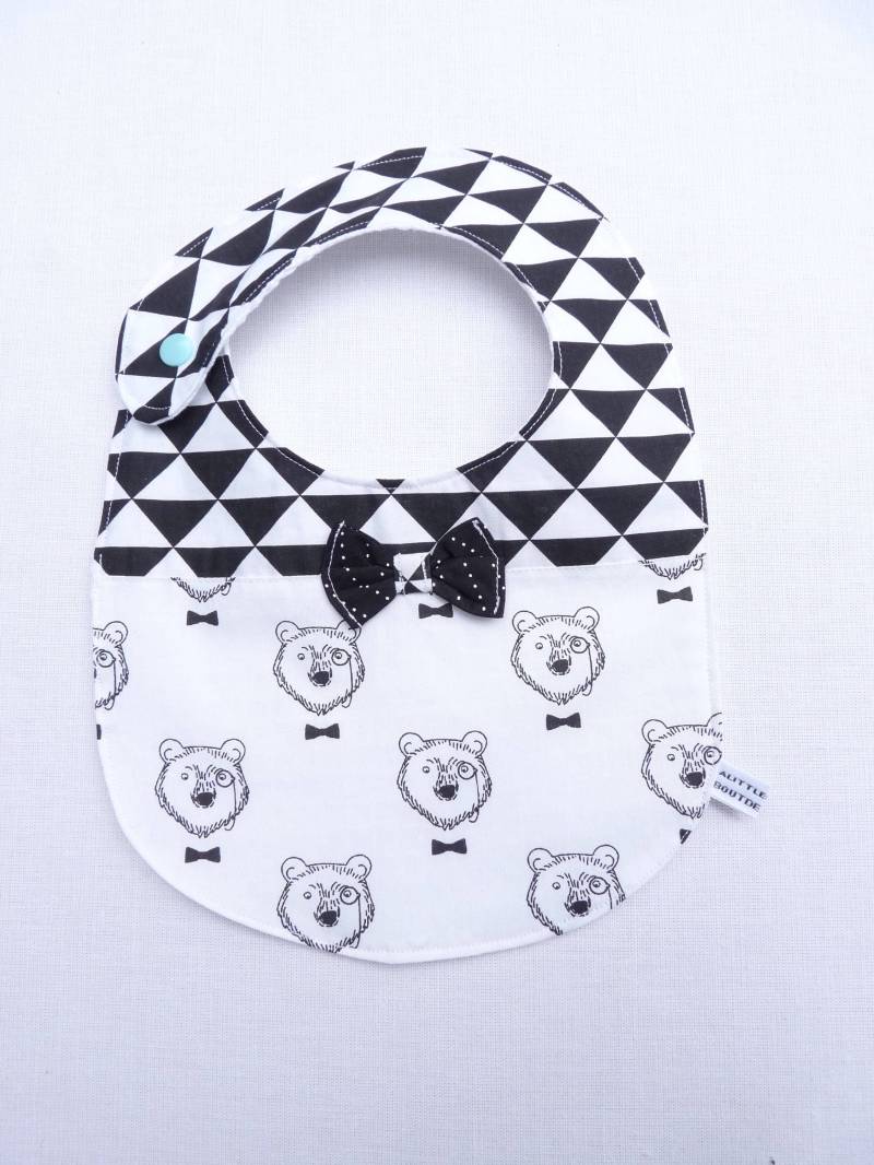 Baby-Lätzchen 0-24 Monate "Schleife" von Etsy - bavoirsetcie