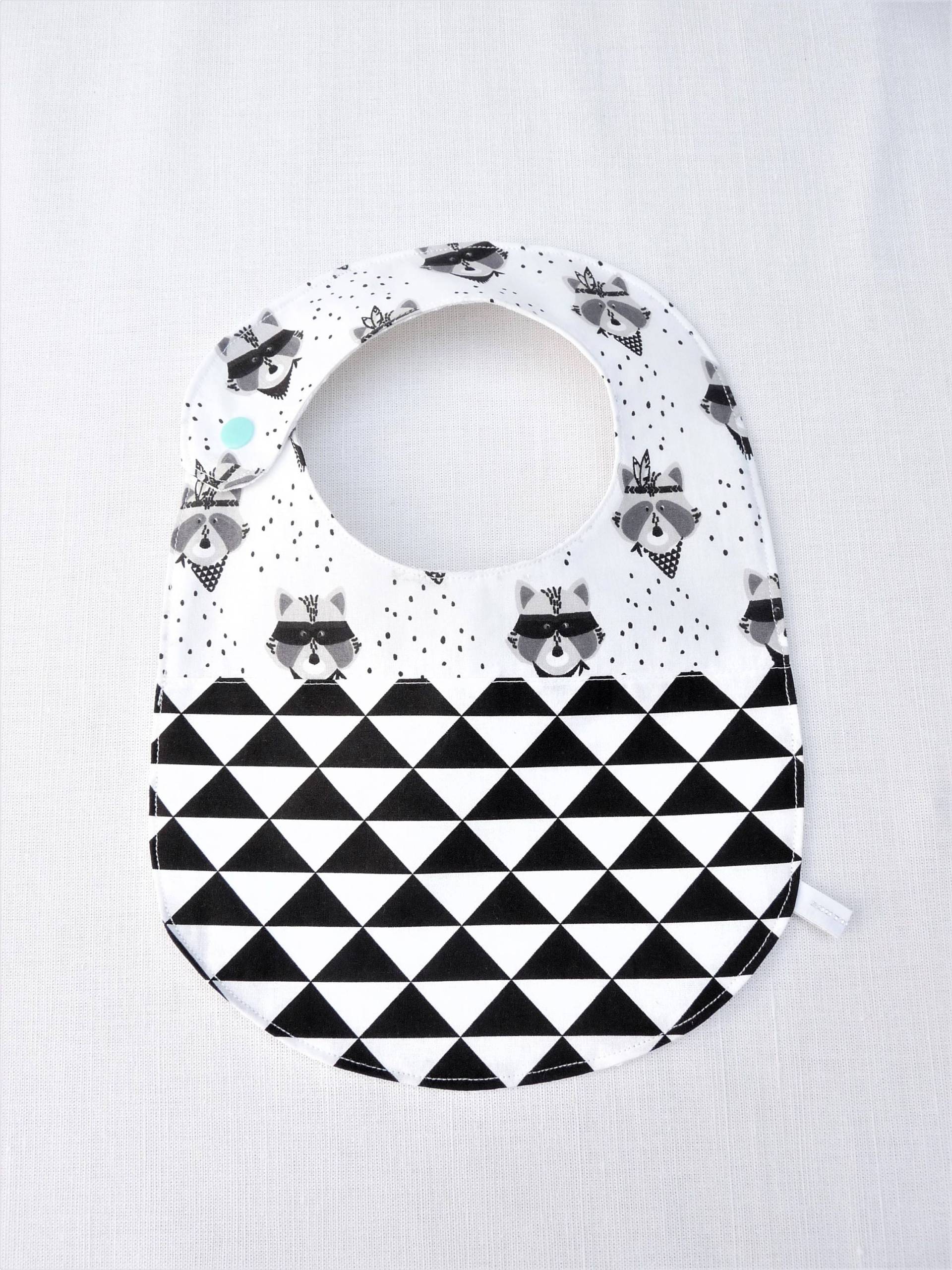 Bavoir Bébé 0/24 Mois "Raton Laveur" von Etsy - bavoirsetcie